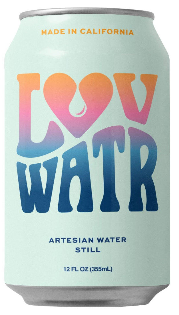 Luv Watr Artesian Water (1 Case - Canned Still Water)