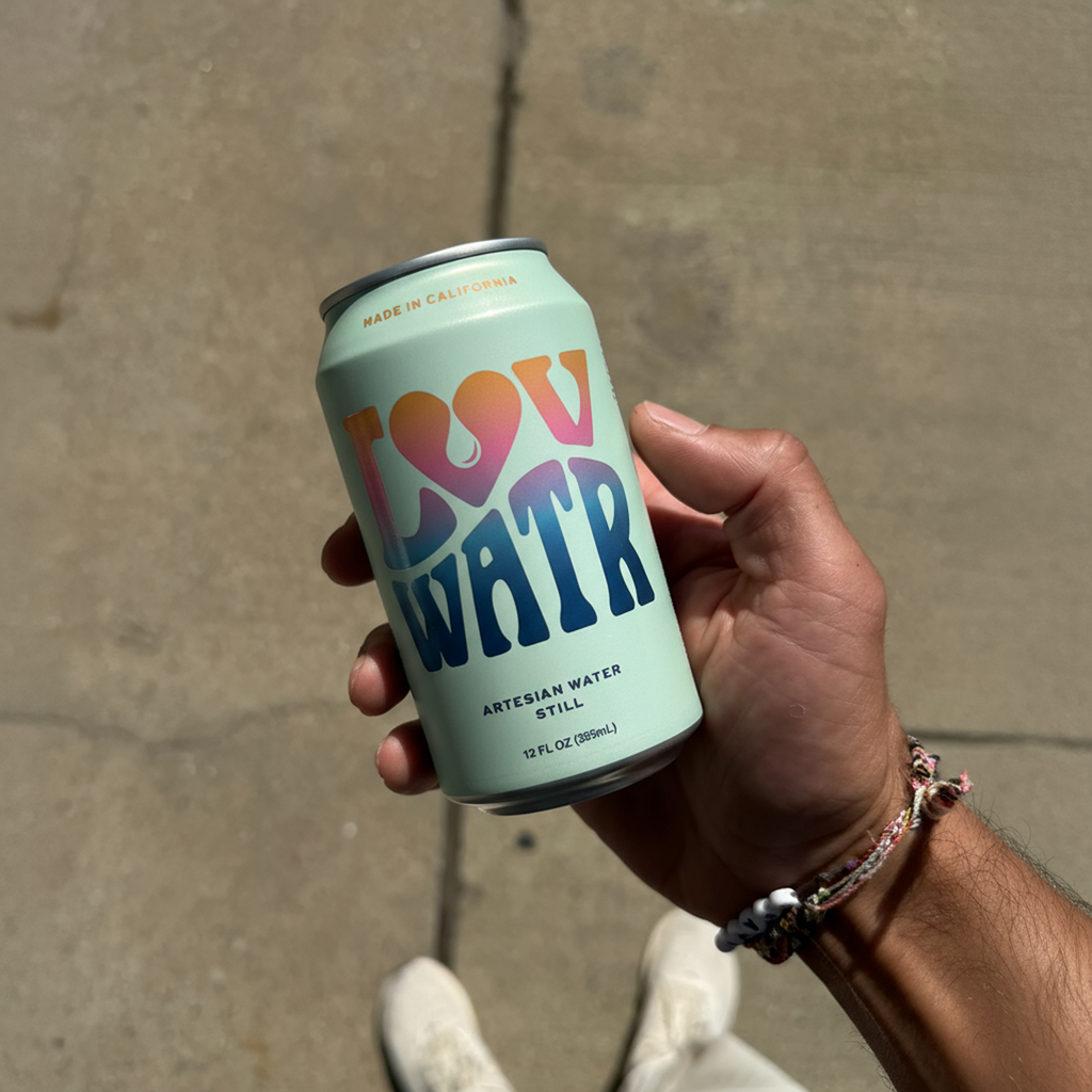 Luv Watr Artesian Water (1 Case - Canned Still Water)