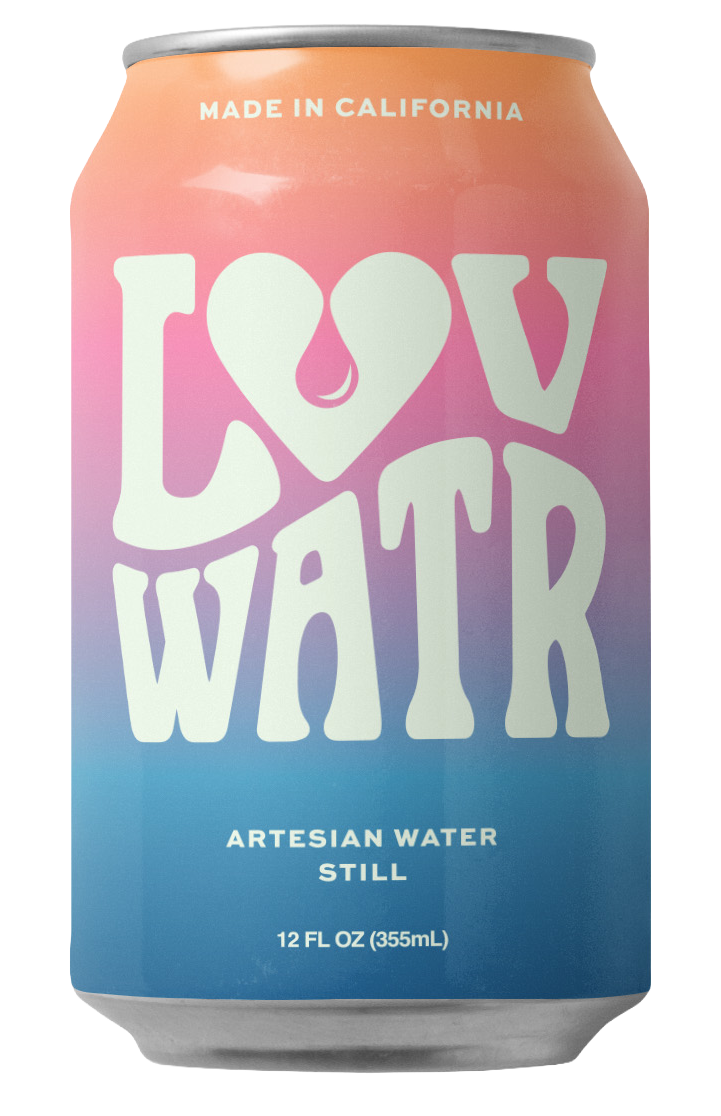 Luv Watr Artesian Water (1 Case - Canned Still Water)